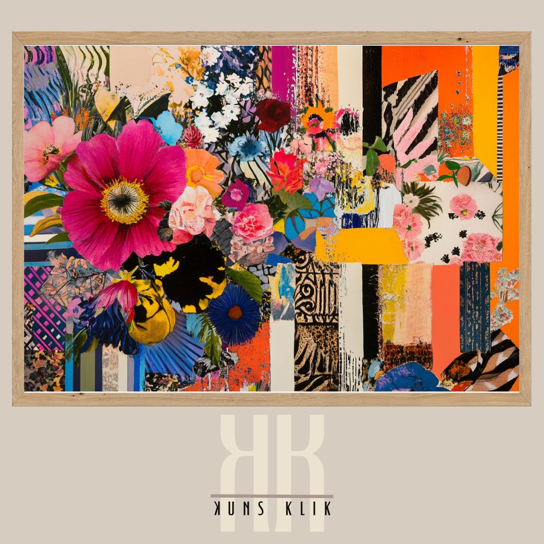 Exotic Vintage Collage Art – Modern Boho Art Print