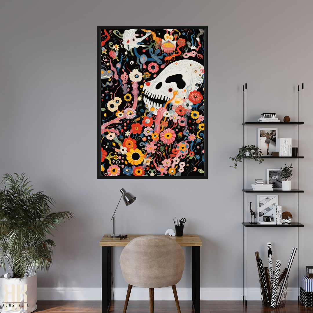 Abstract Cosmic Creature Wall Art