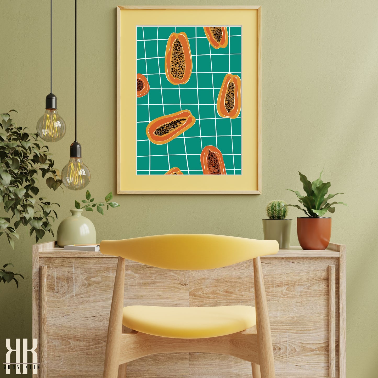 Colourful Contemporary Wall Art Poster - 5