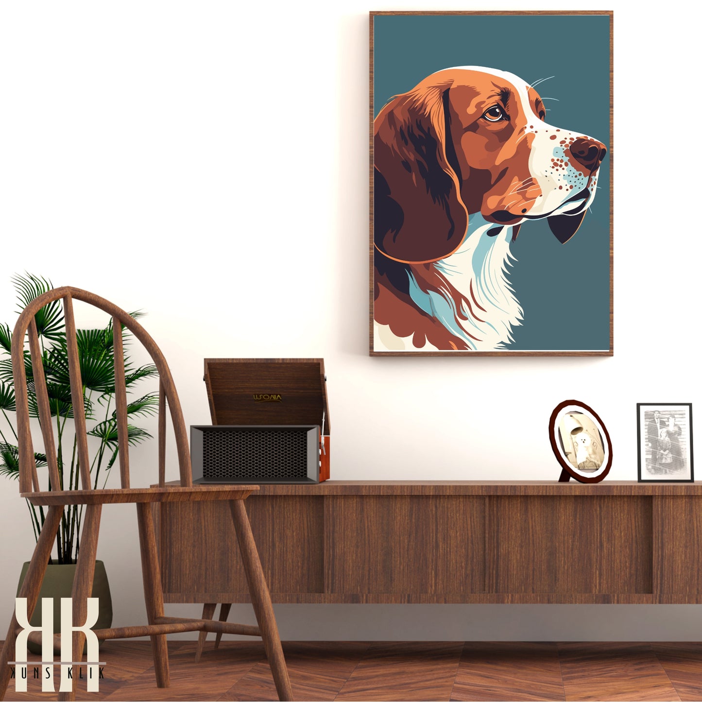 Modern Minimalist Dog Wall Art -12
