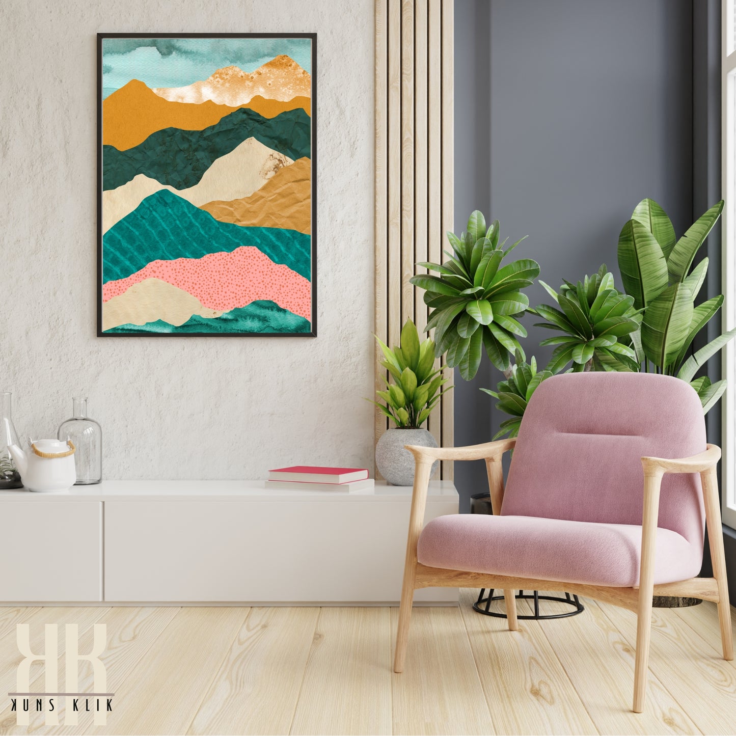 Abstract Modern Colorfull Wall Art - 1