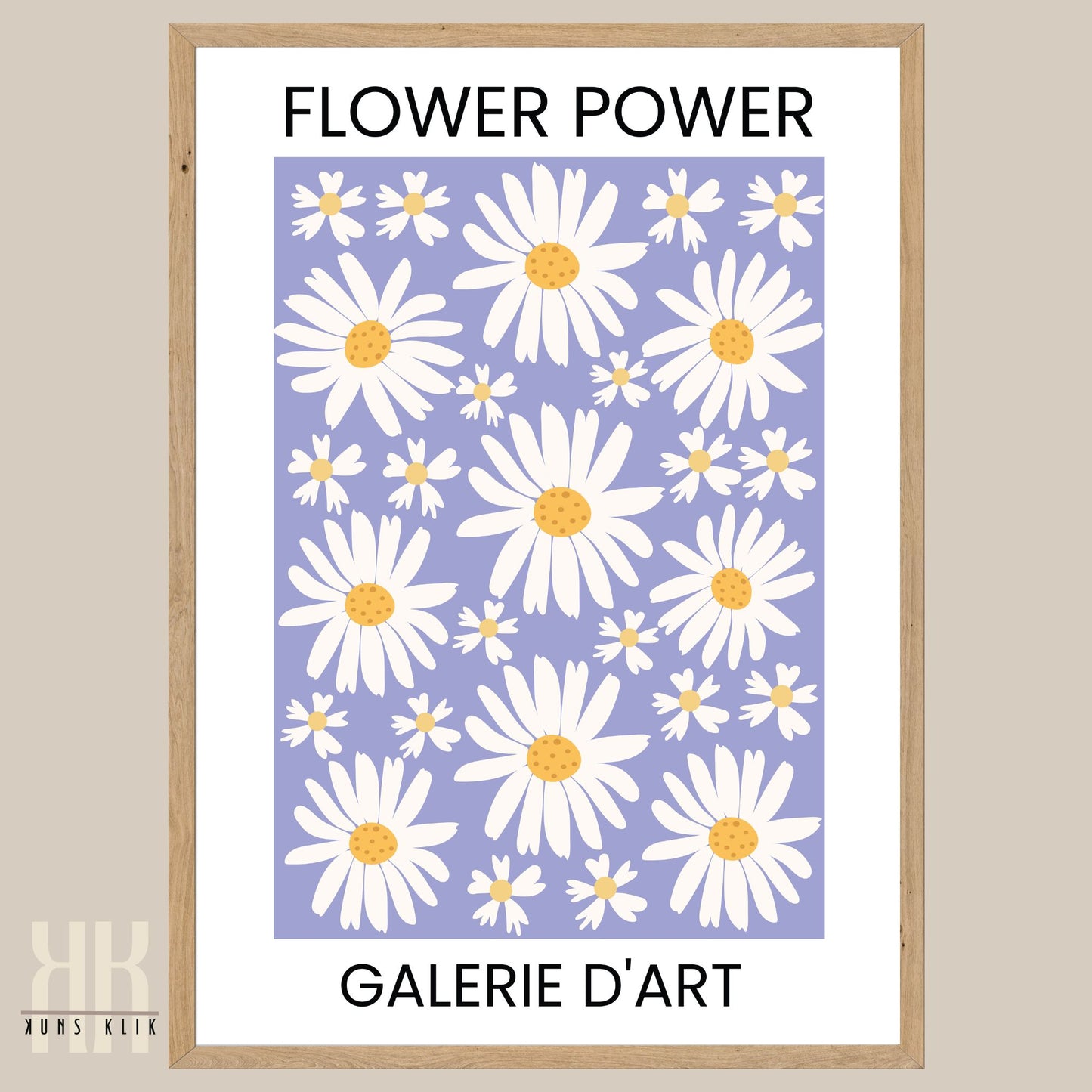 Flower Power Flower Pattern Art Print - 2