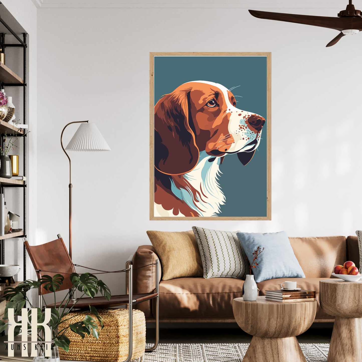Modern Minimalist Dog Wall Art -12