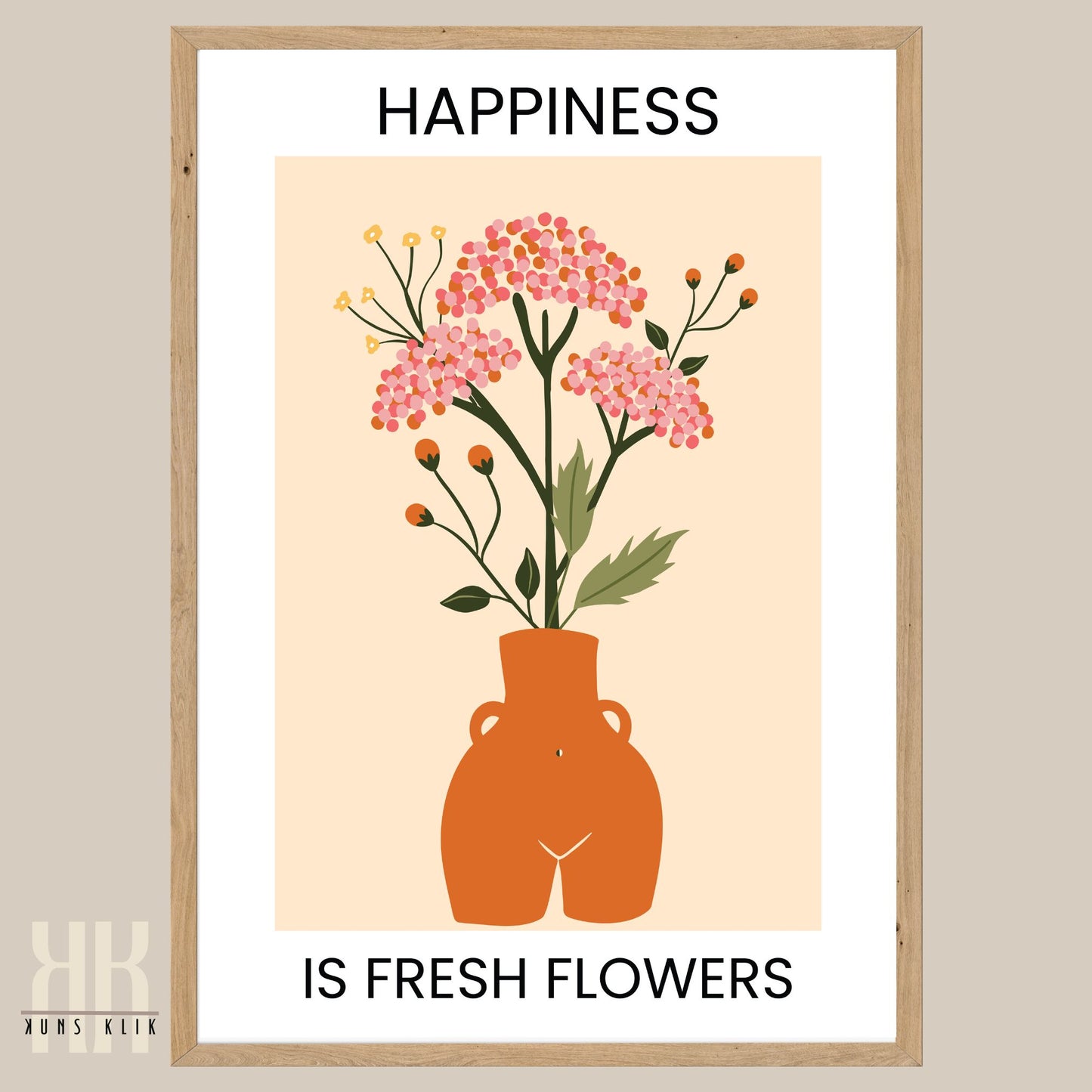 Flower Motivation Flower Pattern Art Print - 2