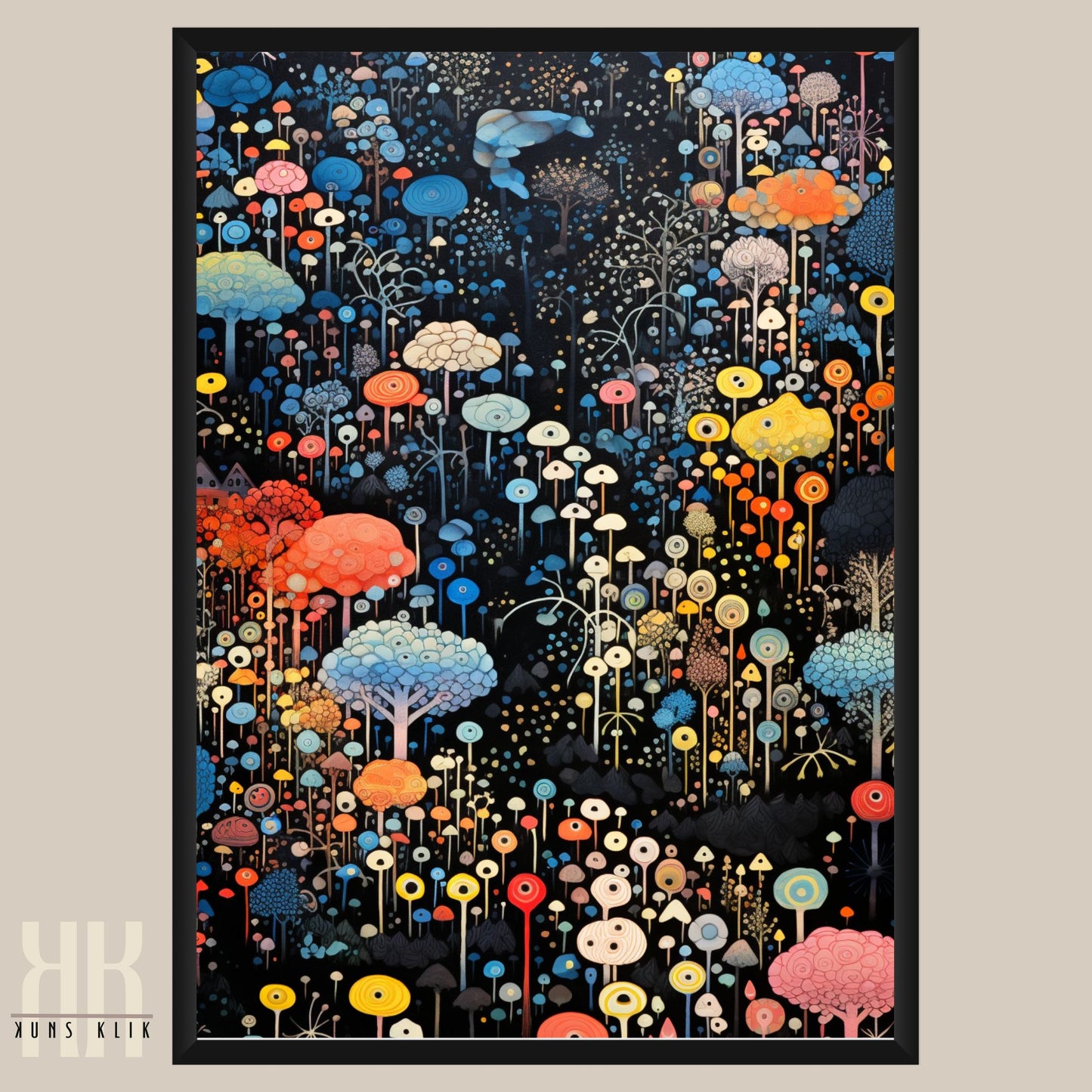 Weird Psychedelic Visionary Art Print