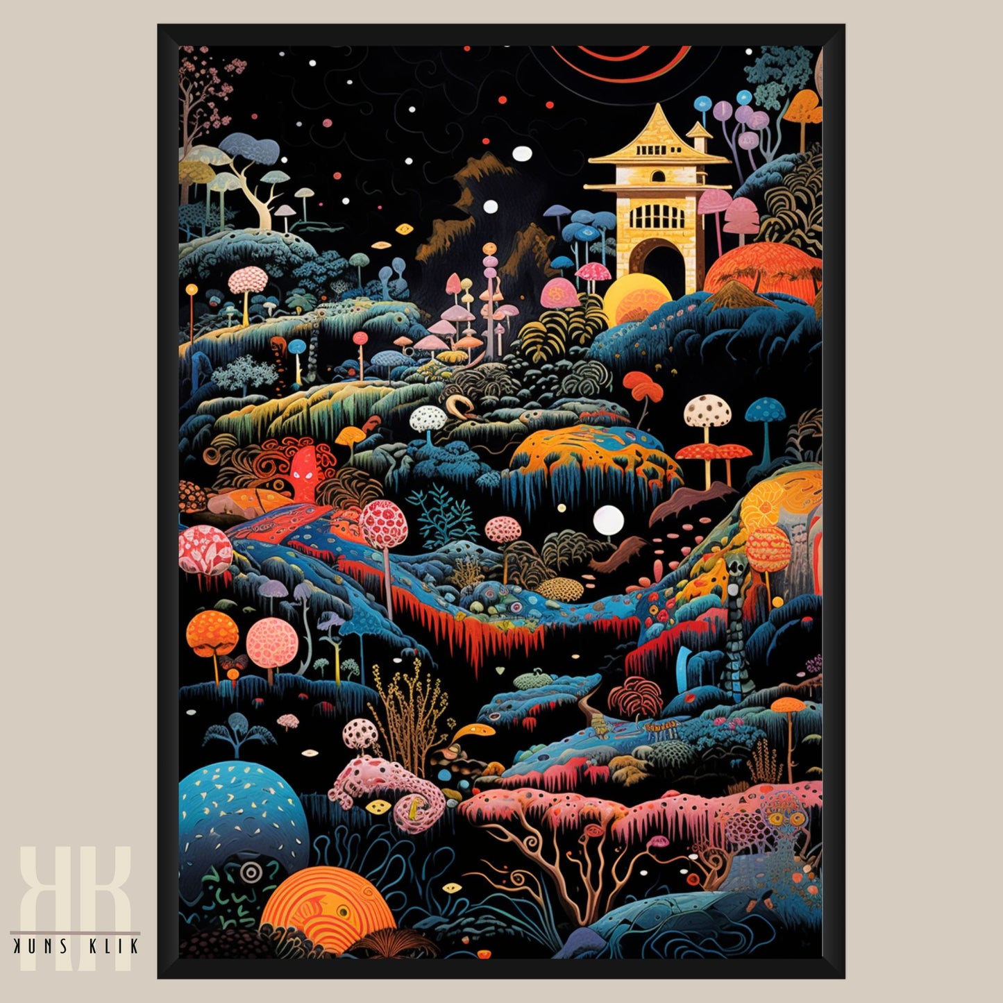 Surreal Trippy Imagination Wall Art