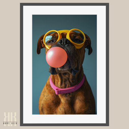 Bright and Bold Animal Bubble Gum Art