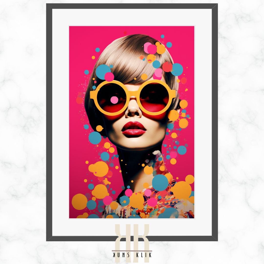 Stylish Pop Art Fashion Print