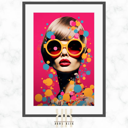 Stylish Pop Art Fashion Print