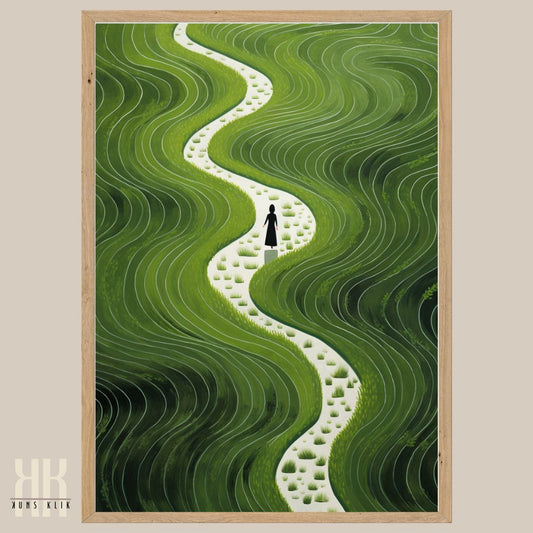 Minimalist Nature Path Art Print