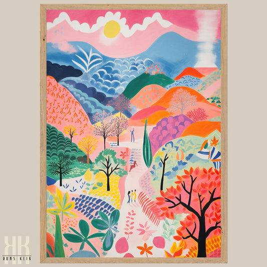 Modern Nature-Inspired Art Print