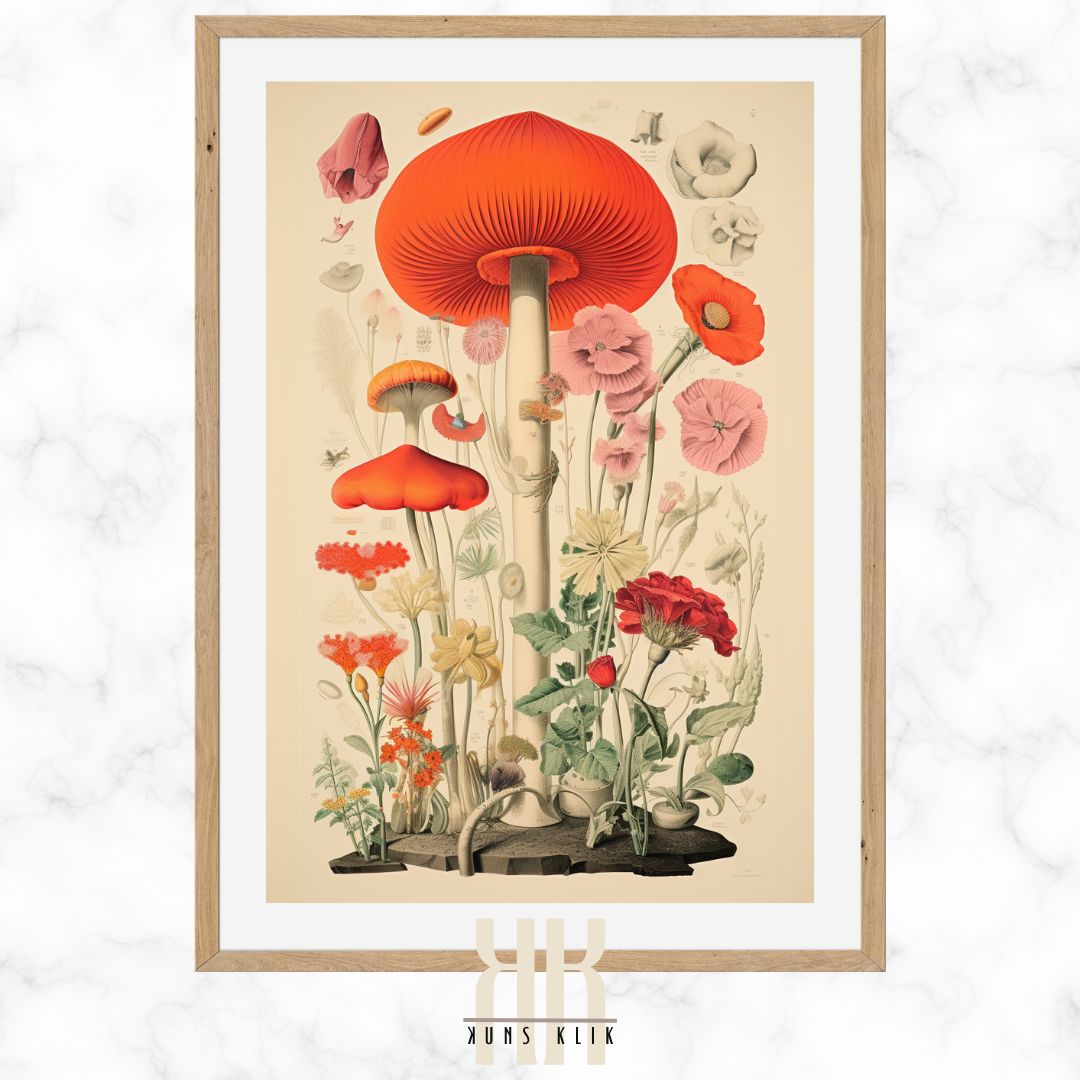 Whimsical Botanical Art Print