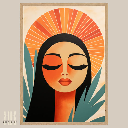 Boho Mid Century Modern Sun Mountain Women - 12