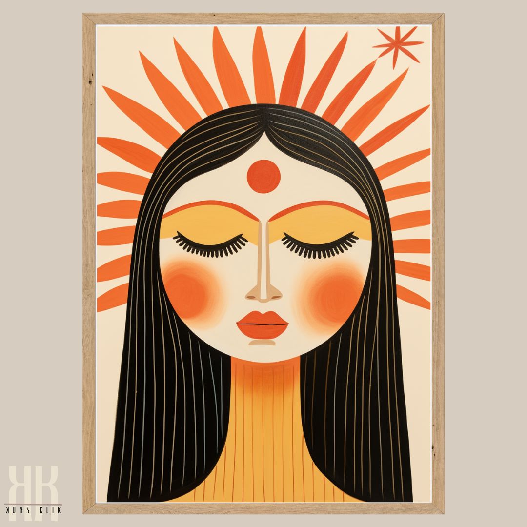 Boho Mid Century Modern Sun Mountain Women - 7