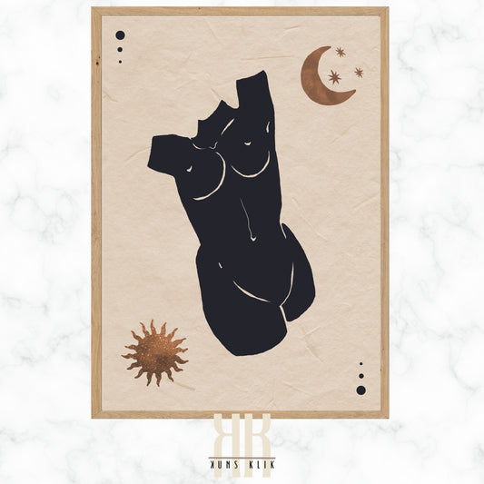 Astro Celestial Feminine Prints - 8