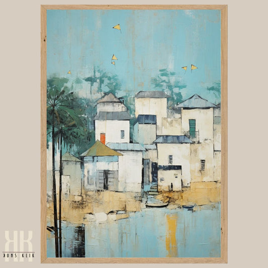 Abstract Coastal Art