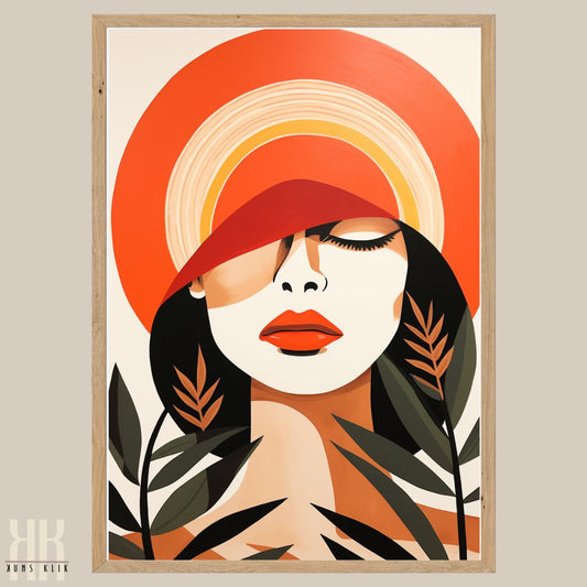 Boho Mid Century Modern Sun Mountain Women - 11