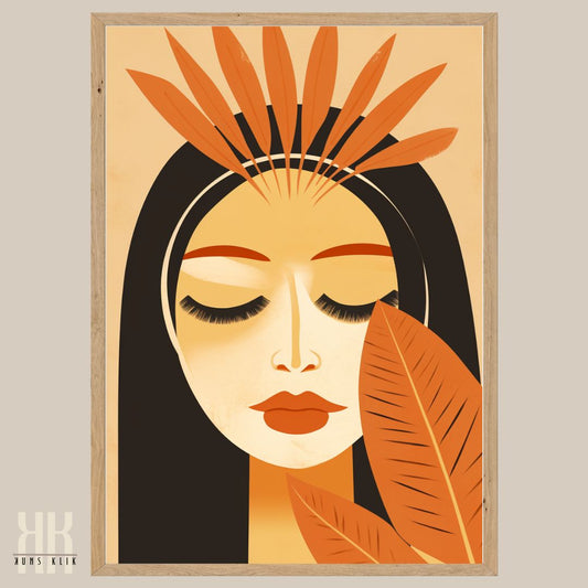 Boho Mid Century Modern Sun Mountain Women - 6