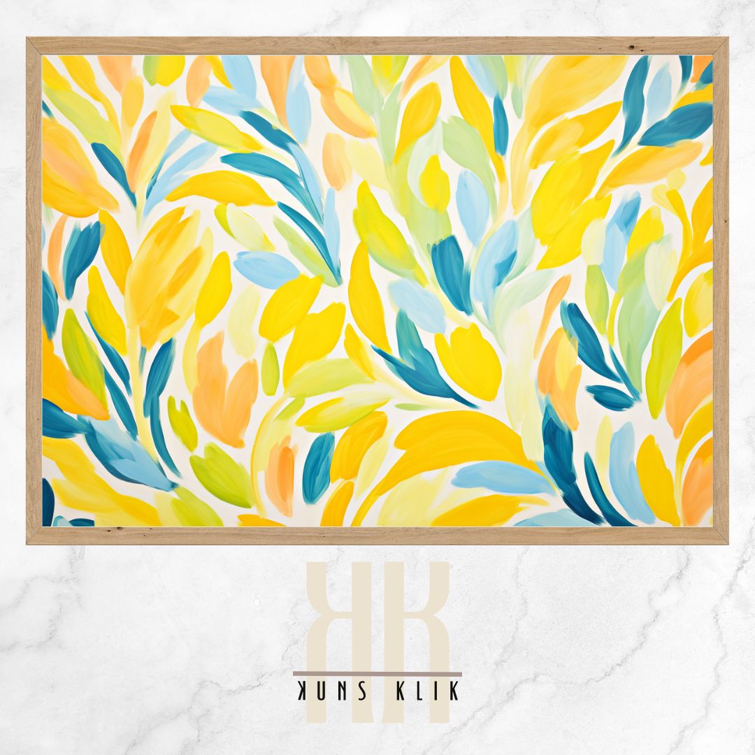 Bright Summer Botanical Wall Art