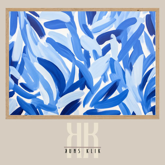 Blue Summer Botanical Wall Art