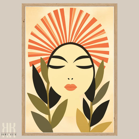 Boho Mid Century Modern Sun Mountain Women - 4