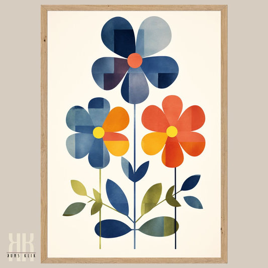 Colour Floral Pattern Prints
