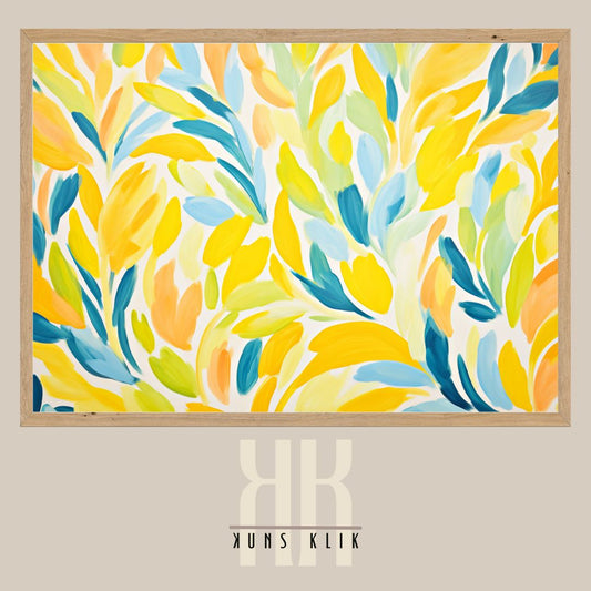 Bright Summer Botanical Wall Art
