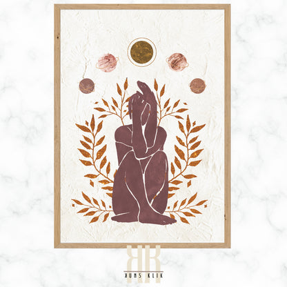 Astro Celestial Feminine Prints - 7