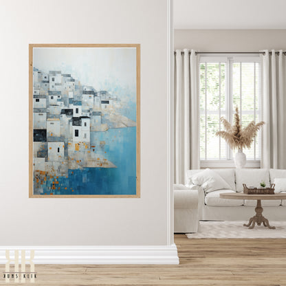 Nautical Theme Coastal Town Artwork - 7