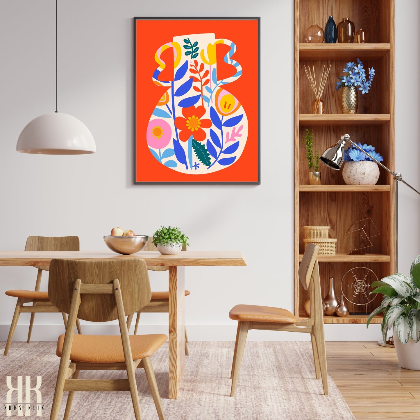 Colourful Contemporary Wall Art Poster - 19