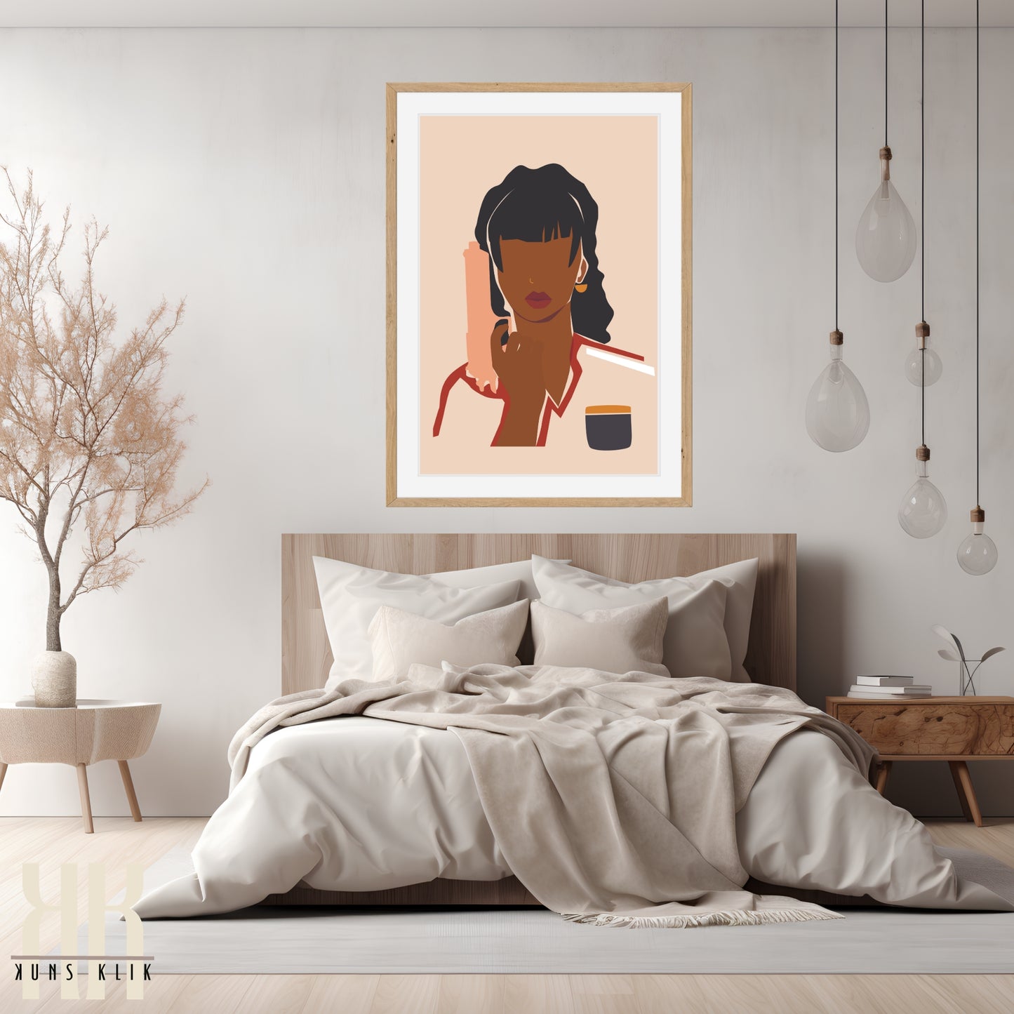 Boho Female Power Wall Art Print - 1