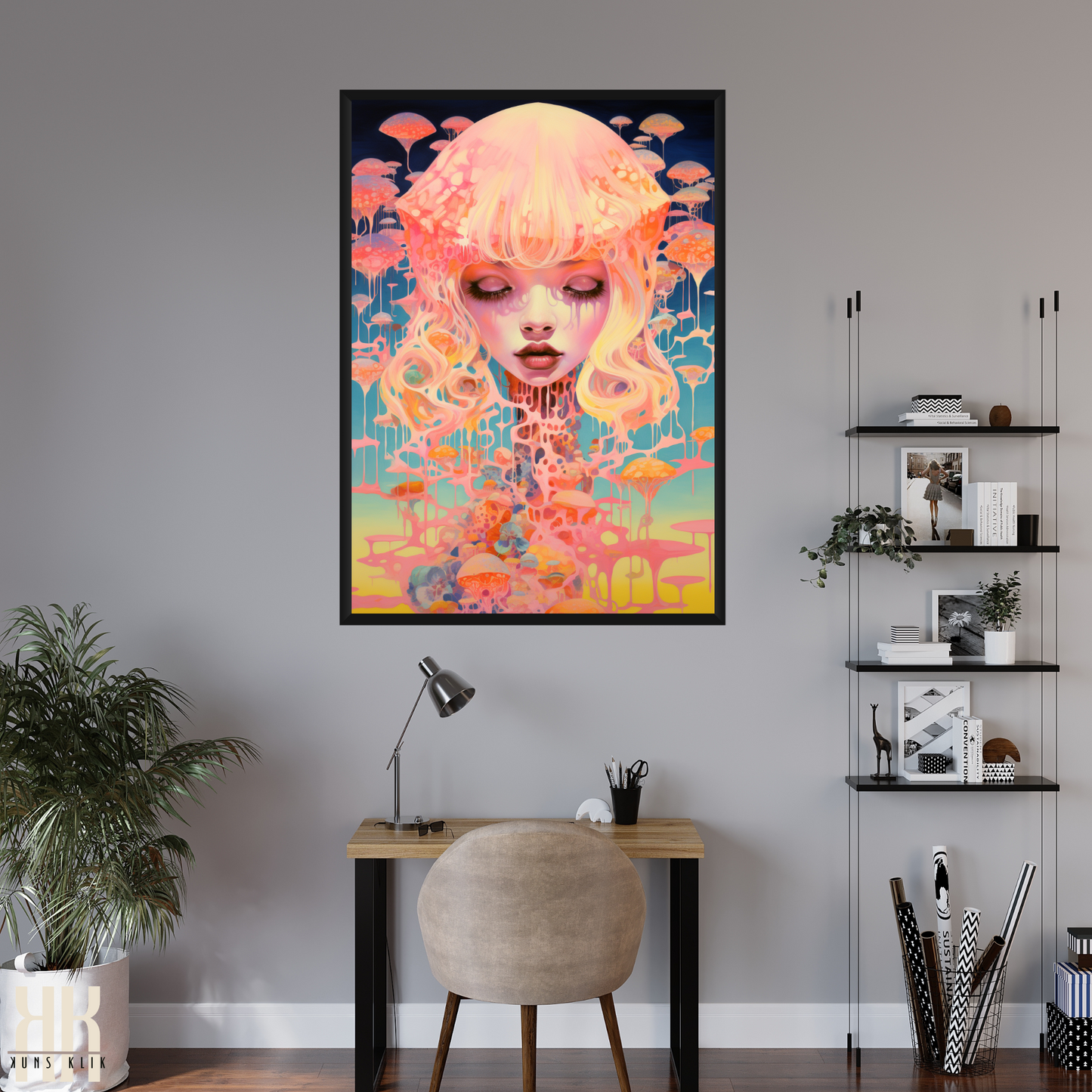 Surrealism Futuristic Wall Art Print