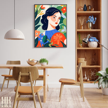 Colourful Contemporary Wall Art Poster - 42