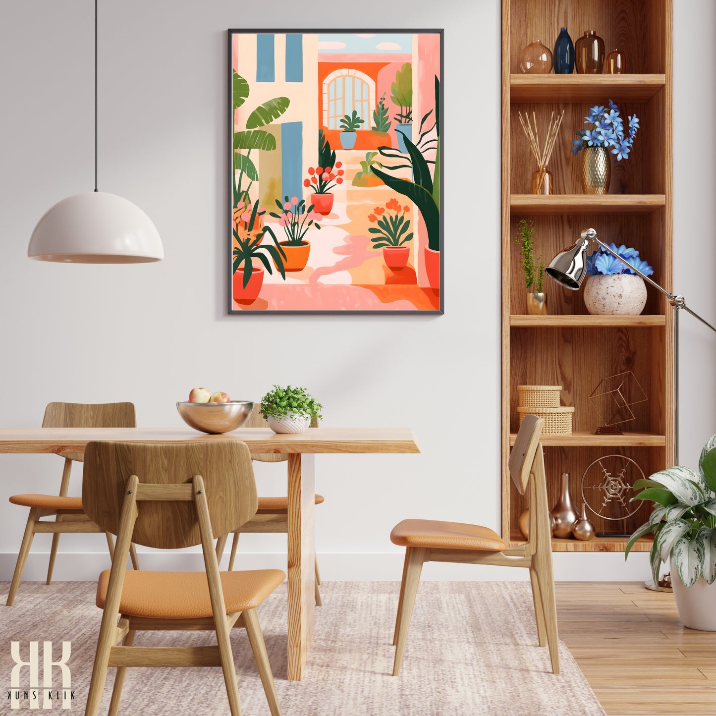 Colourful Contemporary Wall Art Poster - 41