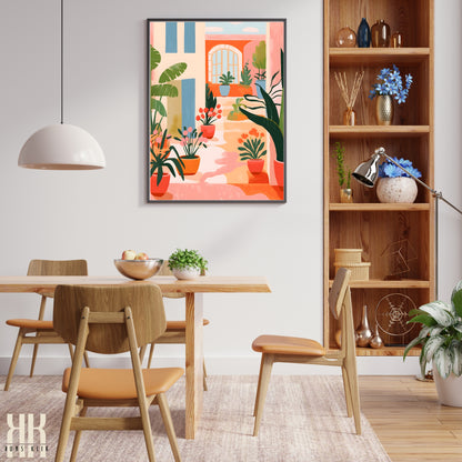 Colourful Contemporary Wall Art Poster - 41