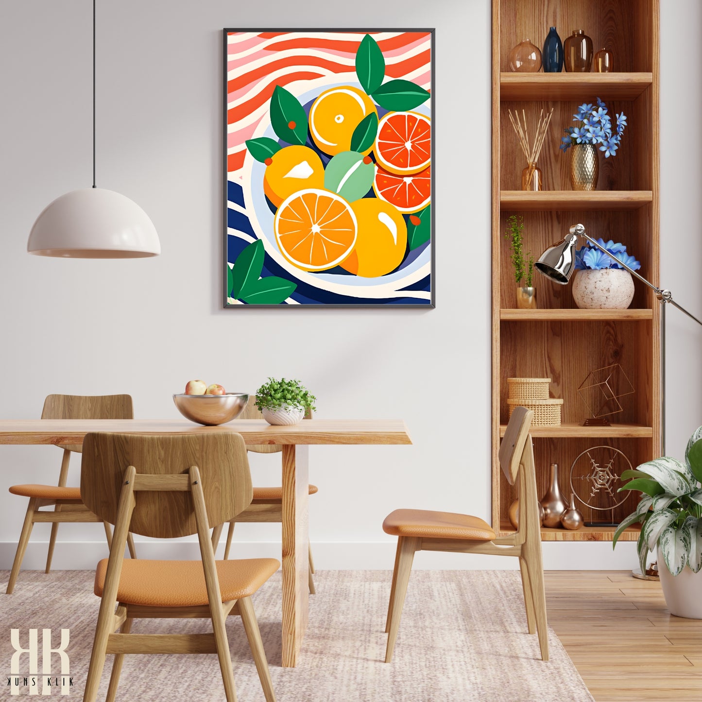 Colourful Contemporary Wall Art Poster - 25