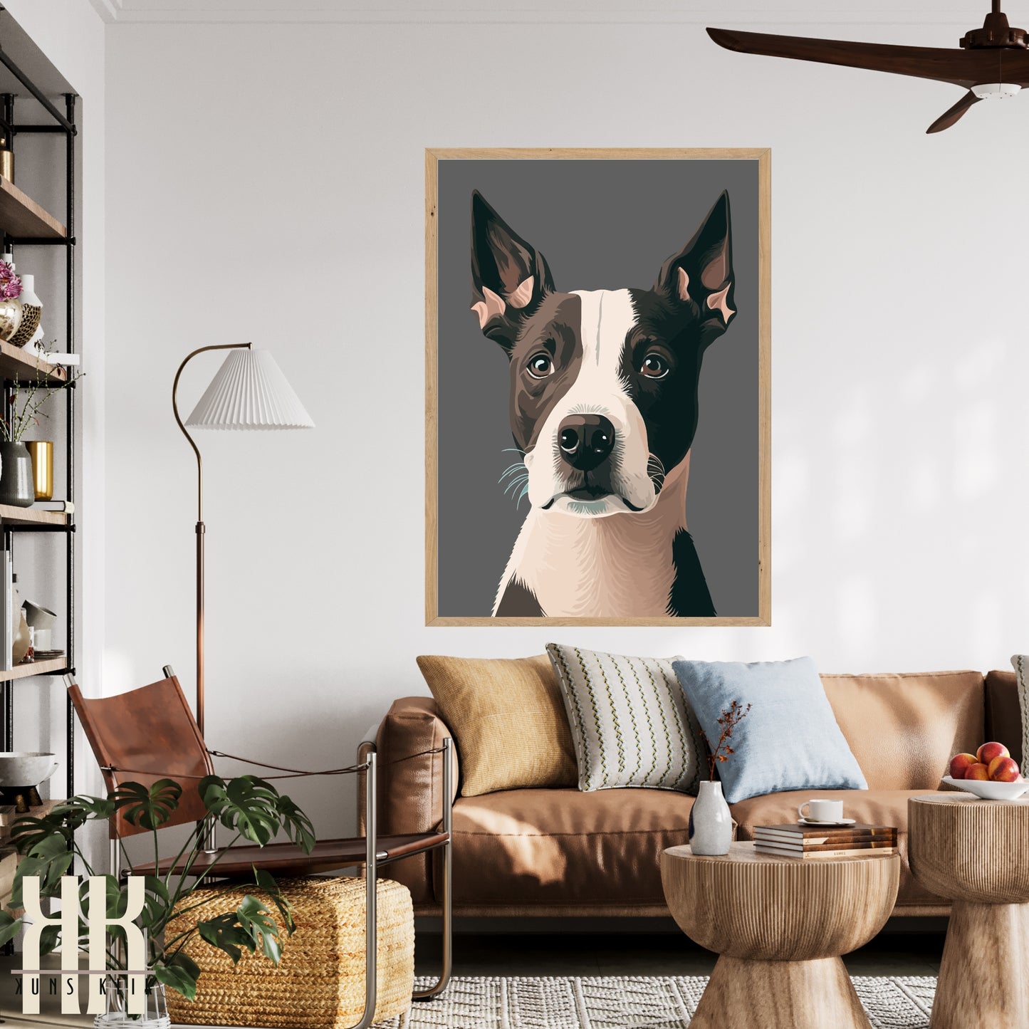 Modern Minimalist Dog Wall Art - 5