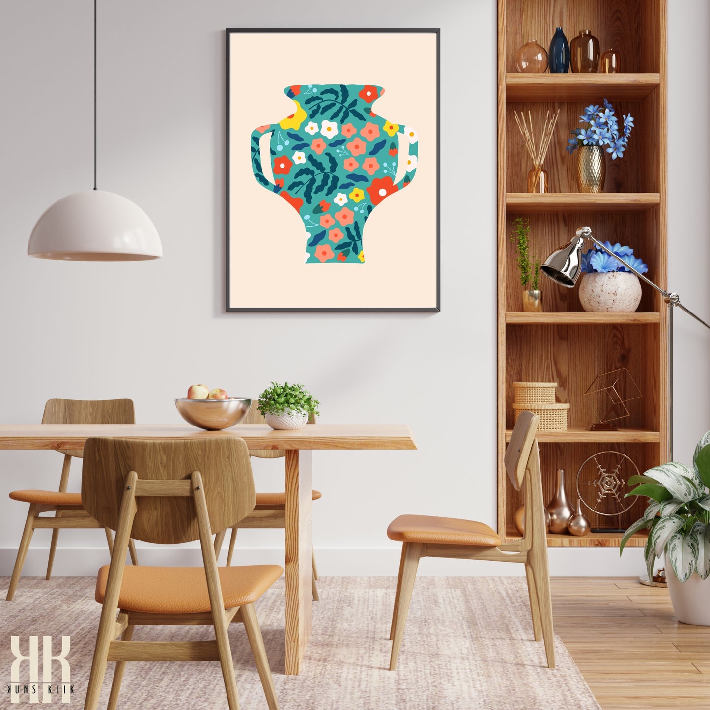 Colourful Contemporary Wall Art Poster - 8