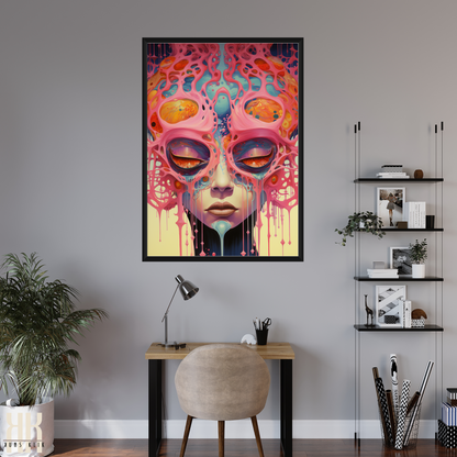 Otherworldly Surreal Portrait Painting Print