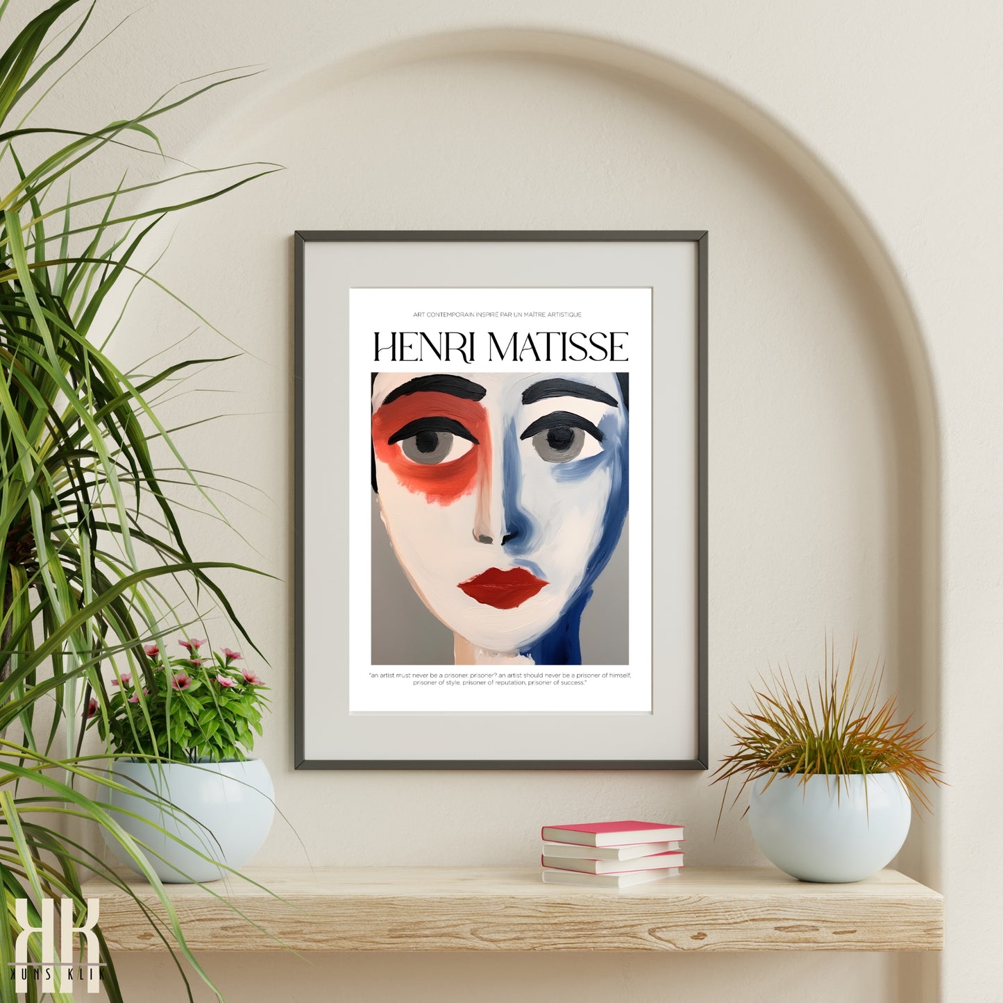 Matisse Style Inspired Modern Art Poster - 1