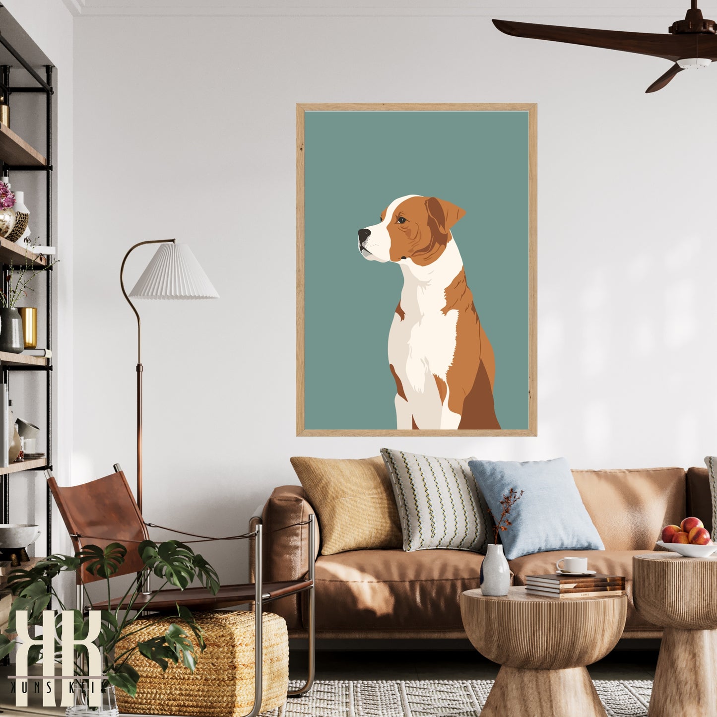 Modern Minimalist Dog Wall Art -11