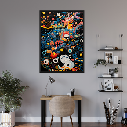 Psychedelic Trippy Abstract Print