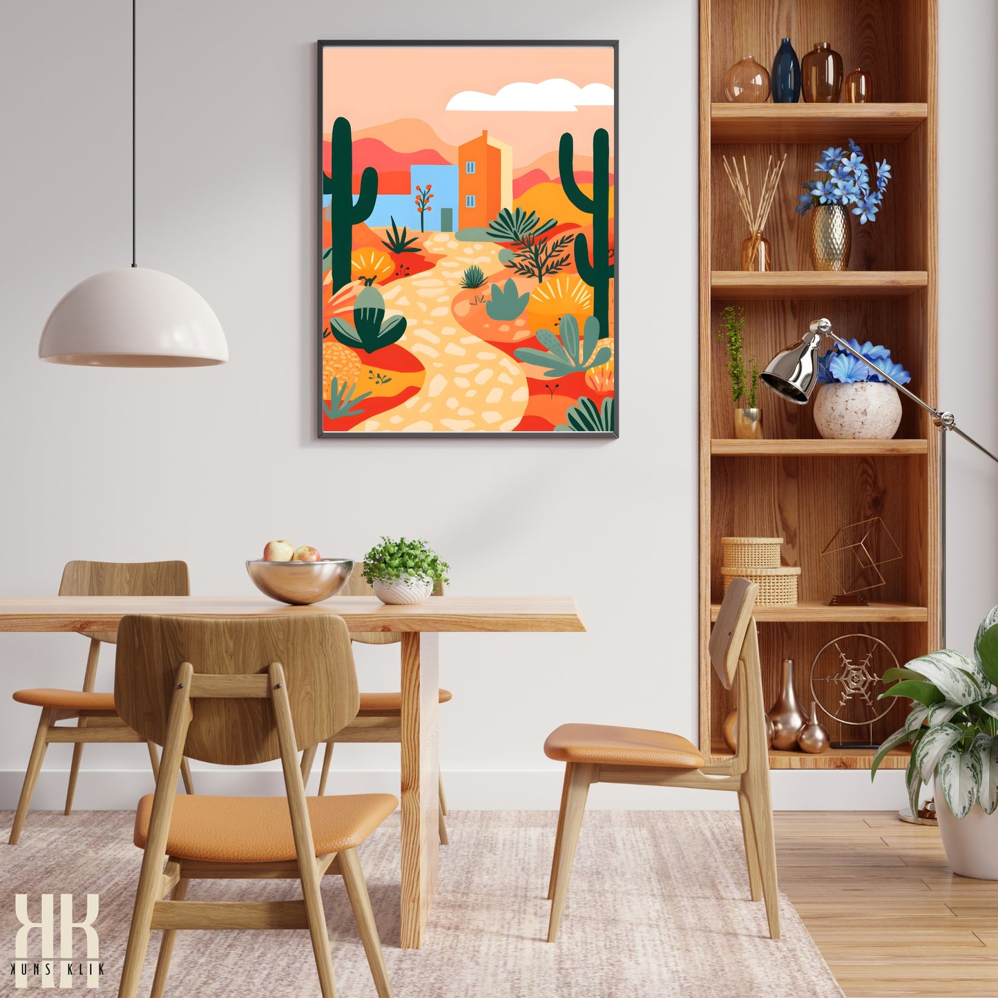 Colourful Contemporary Wall Art Poster - 22