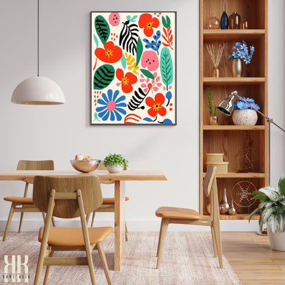 Colourful Contemporary Wall Art Poster - 32