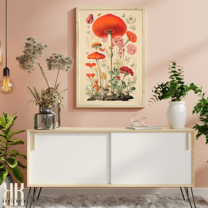 Whimsical Botanical Art Print