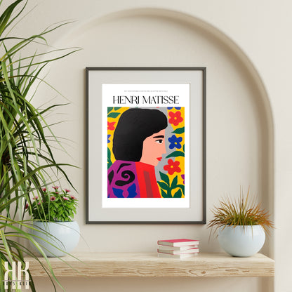 Matisse Style Inspired Modern Art Poster - 12