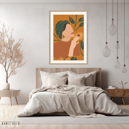 Boho Female Power Wall Art Print - 5