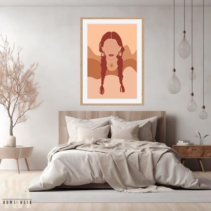 Boho Female Power Wall Art Print - 10