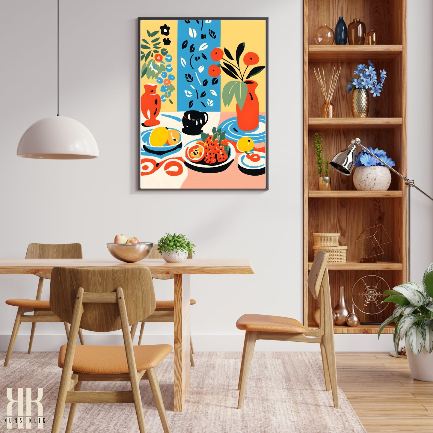 Colourful Contemporary Wall Art Poster - 20