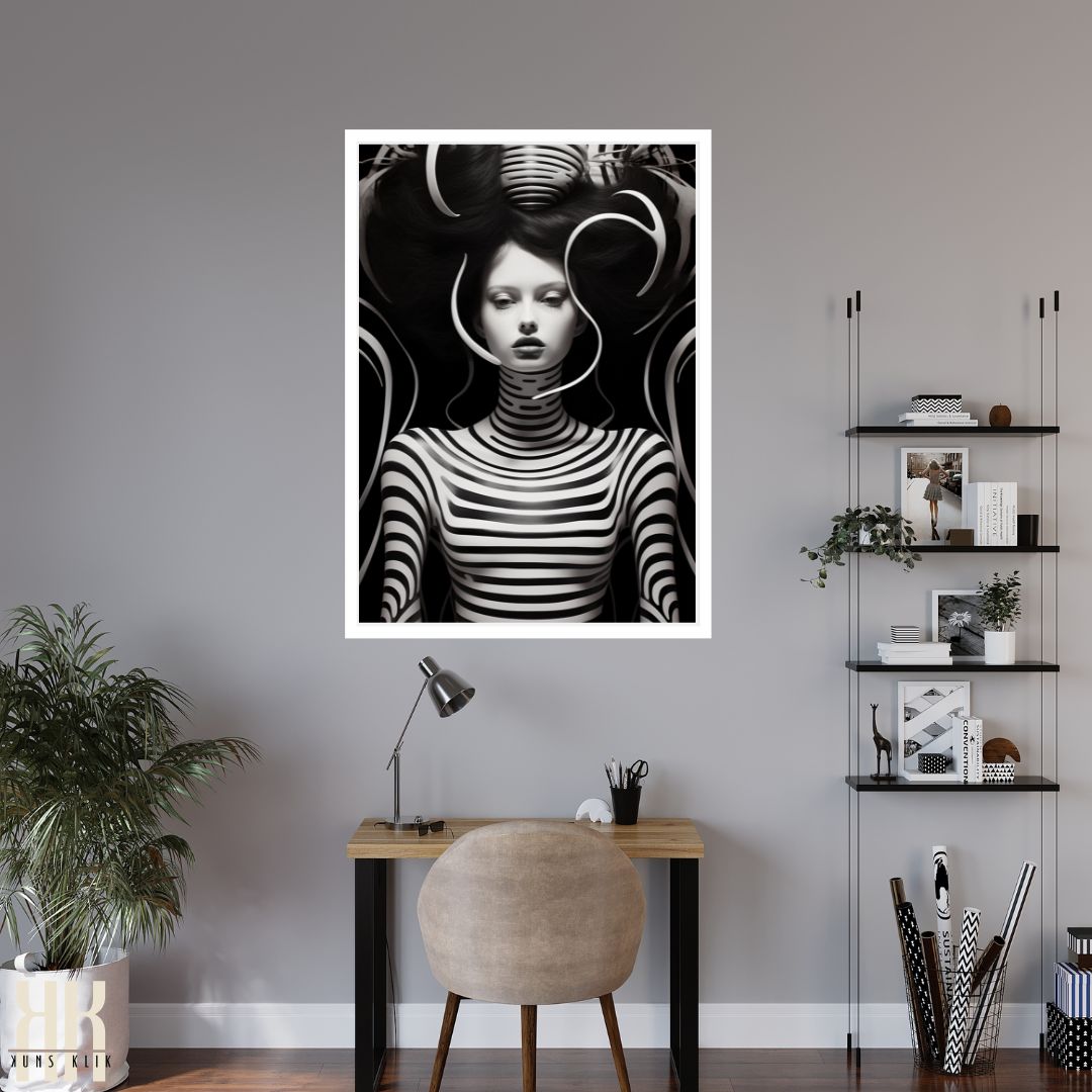 Strange Trippy Weird Portrait Art